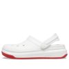 Crocsband Full Force Thick Sole Sandaler Vit Röd Unisex 206122-100