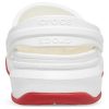 Crocsband Full Force Thick Sole Sandaler Vit Röd Unisex 206122-100