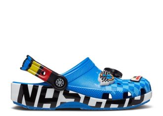 Nascar x Classic Clog Kids ”Bright Cobalt”