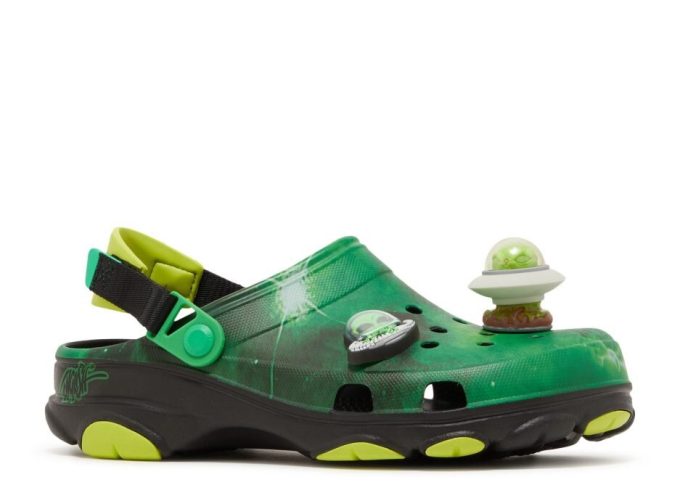 Ron English x All-Terrain Clog ”Area 54 – Green Galaxy” Ron English x All-Terrain Clog ”Area 54 – Green Galaxy”