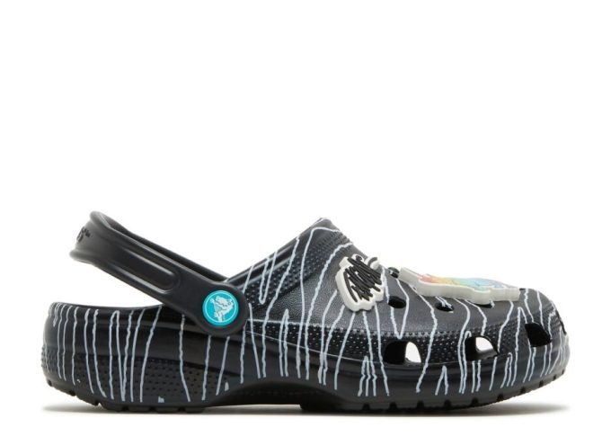 Ron English x Classic Clog Kids ”Party Animals – Zebra Black”