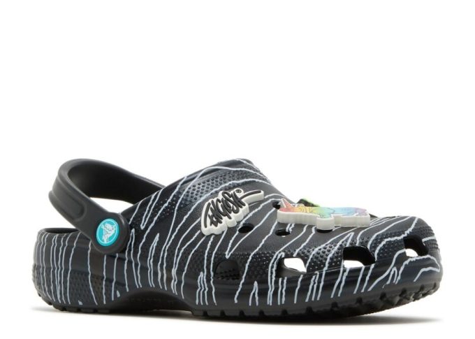 Ron English x Classic Clog Kids ”Party Animals – Zebra Black”