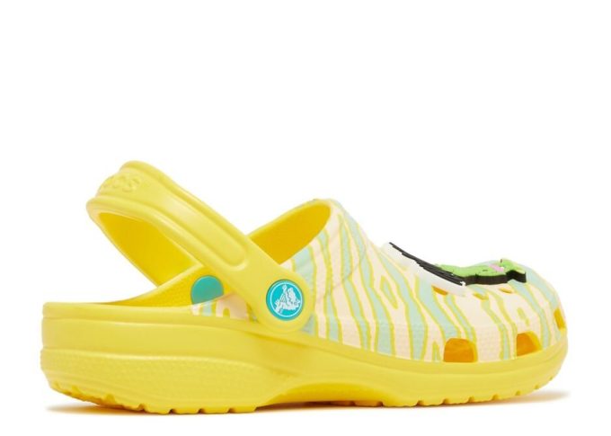 Ron English x Classic Clog Kids ”Party Animals – Zebra Lemon”