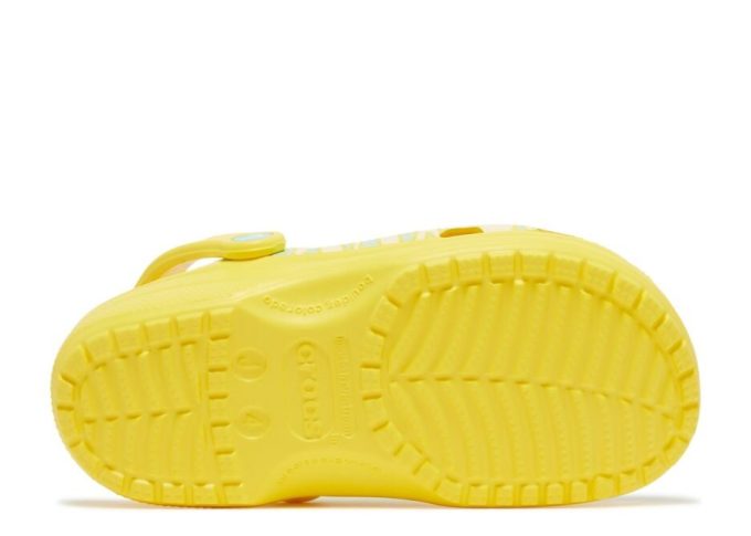 Ron English x Classic Clog Kids ”Party Animals – Zebra Lemon”