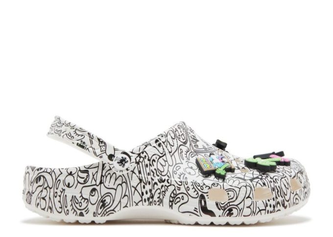Steven Harrington x Classic Clog ”Quickstrike – White Black” Steven Harrington x Classic Clog ”Quickstrike – White Black”